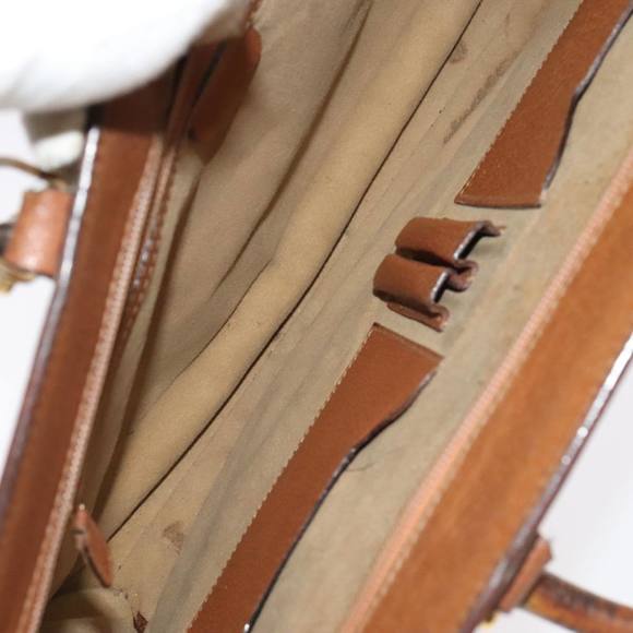 GUCCI Bamboo Business Bag Leather Brown Gold 1529593675 Auth ti2591 - Picture 16 of 16